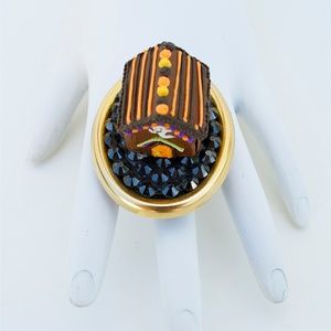 GASOLINE GLAMOUR MINIATURE HALLOWEEN SPOOKY RING